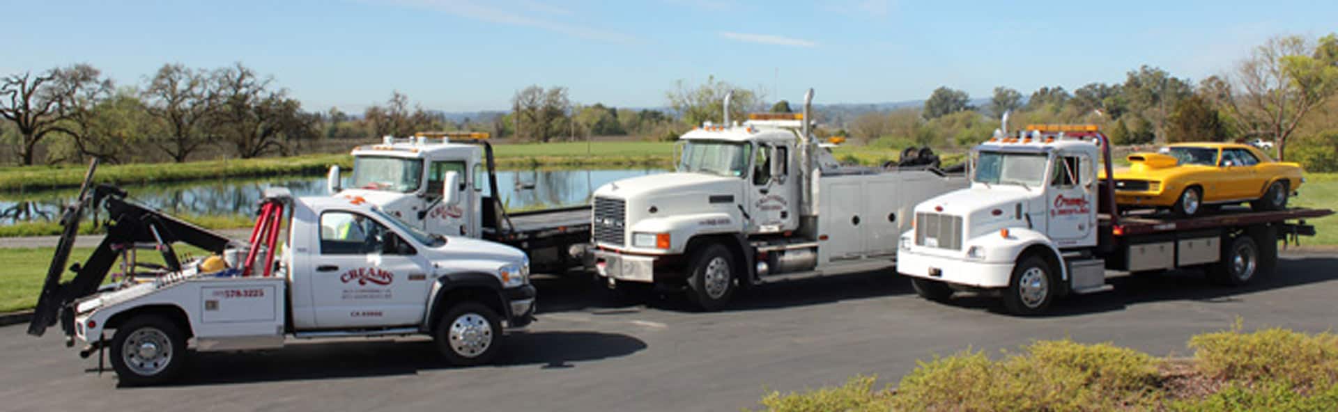 Towing, Cash For Cars, Used Auto Parts Cream's Santa Rosa